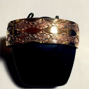 Navajo Jefferson Lee Gold Filled Copper Cuff